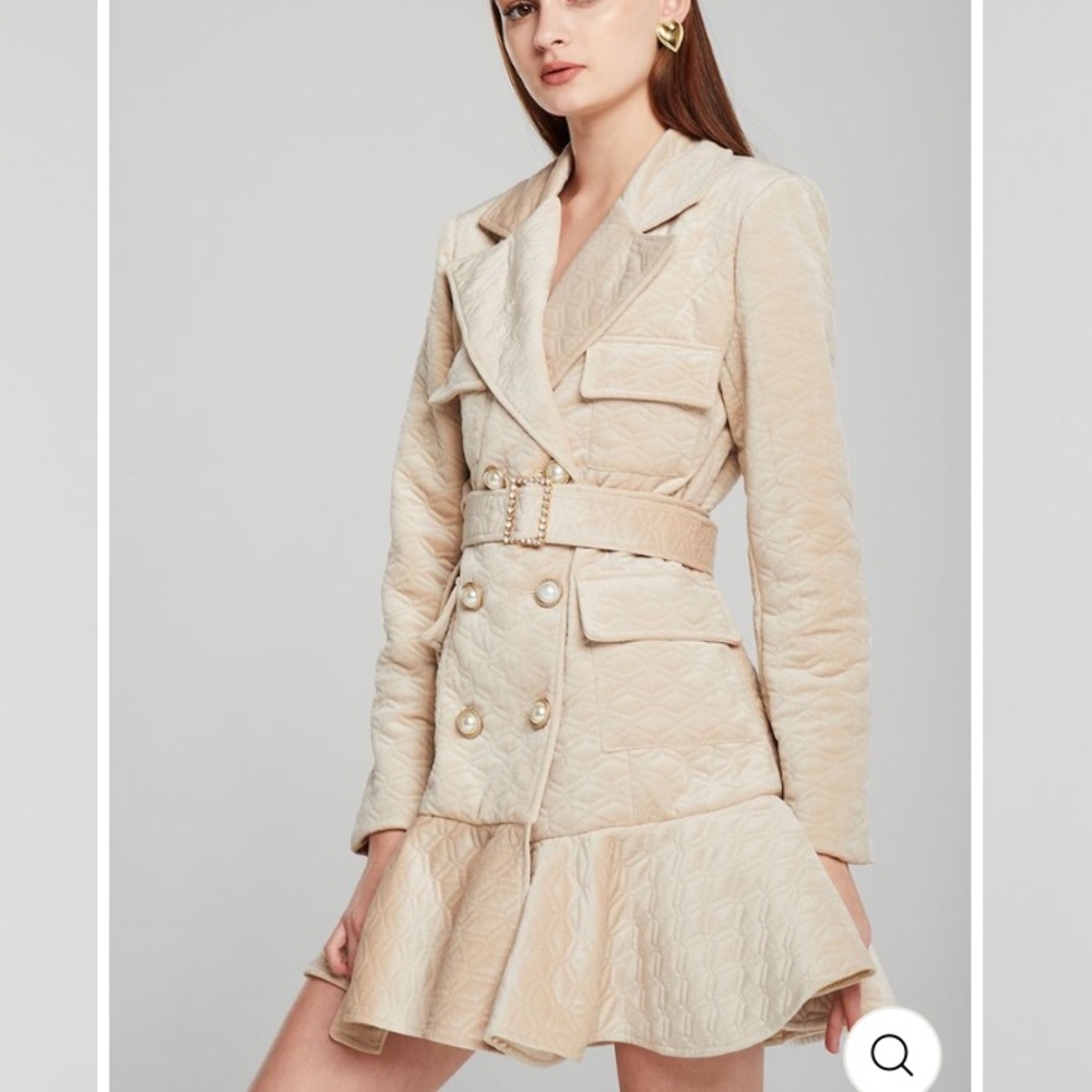 Padded blazer dress
